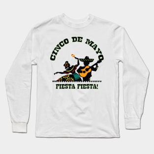 Happy cinco de mayo cool mexico festival Long Sleeve T-Shirt